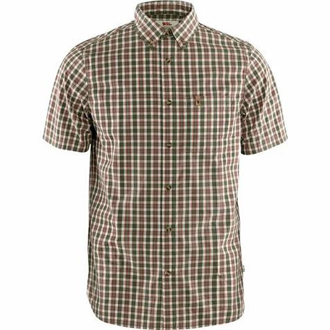 Fjällräven Övik Shirts Green Singapore For Men (SG-408264)